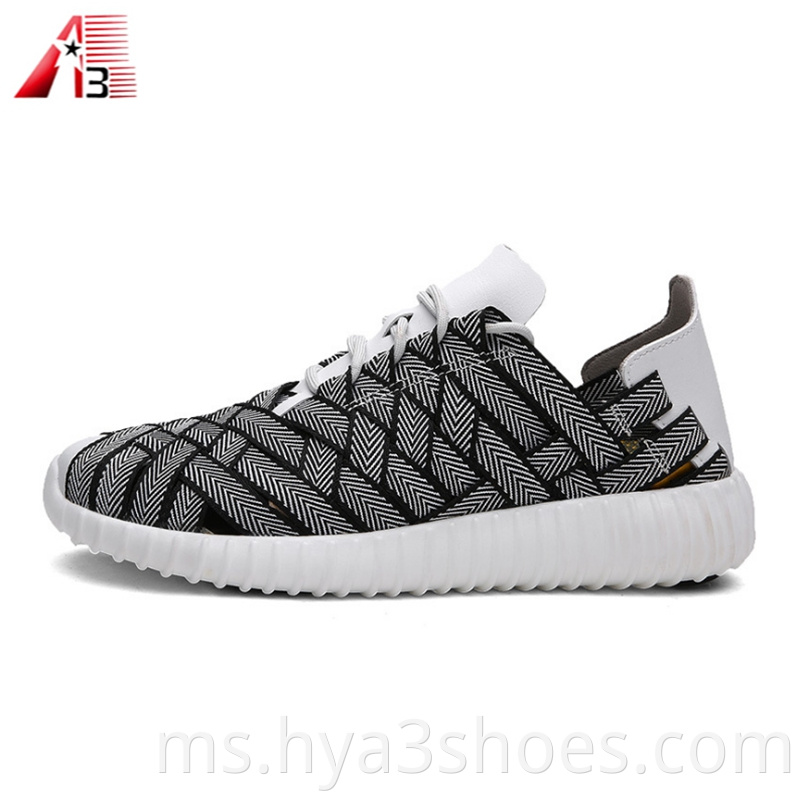 Fashionable Breathable Elastic Woven Shoes